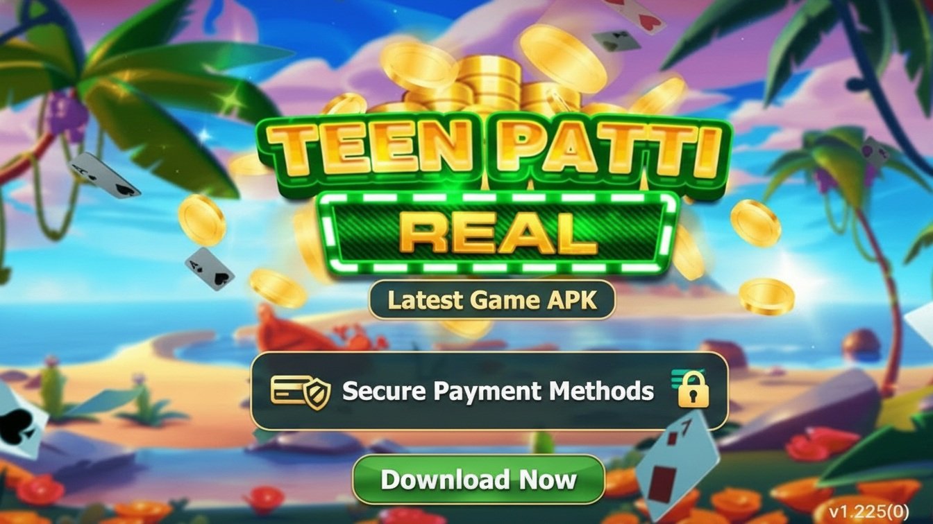 3 Patti Real – Latest Game APK with Secure Payment Methods
